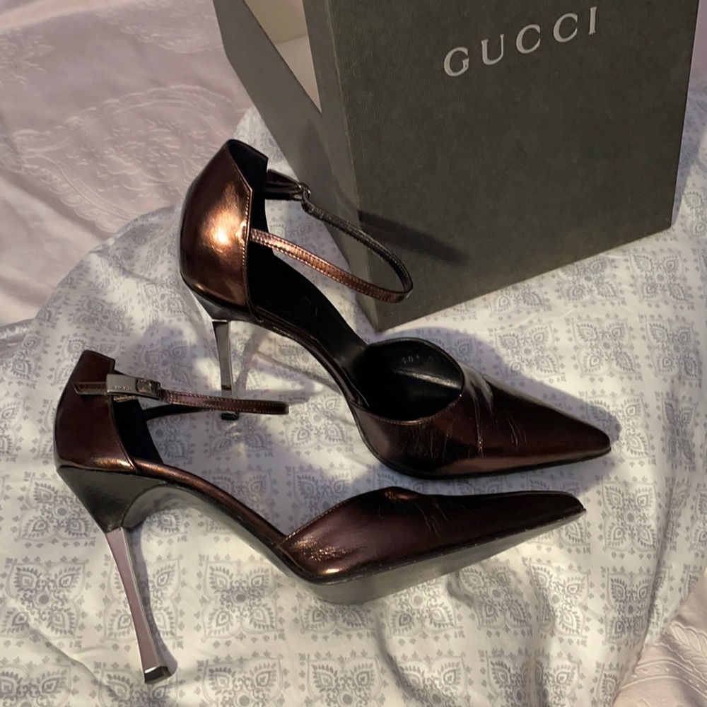 Gucci Scarpa Aperla Pelle